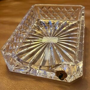 Waterford Crystal Westover 5“x7“ Notepad Holder NWT